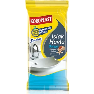 5 Adet Koroplast Islak Havlu Banyo 30 Lu