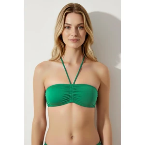 63541 Nil Yeşili Straplez Bikini Üstü