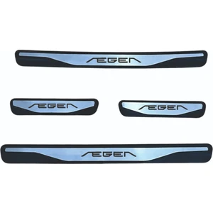 Egea Kapı Eşiği 2021 ve Üzeri New Krom Kapı Eşiği 4 Parça Paslanmaz Çelik