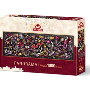 Art Puzzle Ritmin Elementleri 1000 Parça Panorama Puzzle