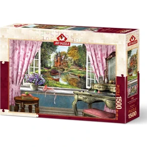 Art Puzzle Penceremdeki Şato 1500 Parça Puzzle