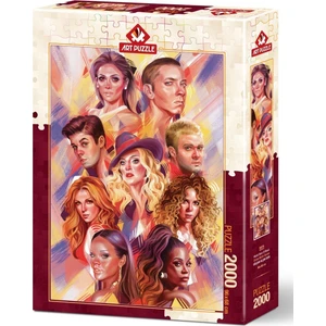 Art Puzzle Dünya Müzik Starları 2000 Parça Puzzle