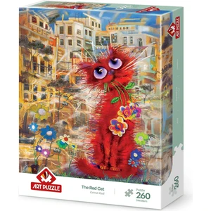 Art Puzzle Kırmızı Kedi 260 Parça Puzzle