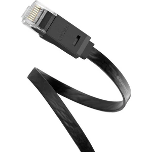 CAT6 Flat Ethernet Kablosu, 2 Metre, Siyah, 50174