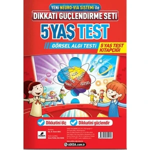 Adeda Yayıncılık Dikkati Güçlendirme Seti 5 Yaş Test