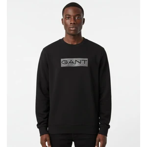 Bisiklet Yaka Logo Baskılı Sweatshirt