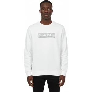 Bisiklet Yaka Logo Baskılı Sweatshirt