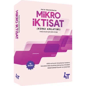 Mikro Iktisat Konu Anlatımı (18. Baskı)