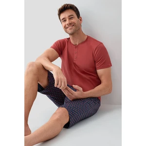 Erkek Turuncu Pijama Takımı