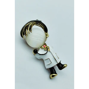 BB Bi Butik Shop Sevimli Doktor Figürlü Broş