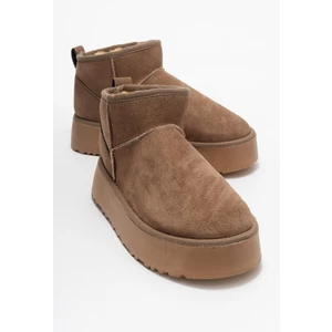 Yüksek Tabanlı Mini Bot Koyu Vizon