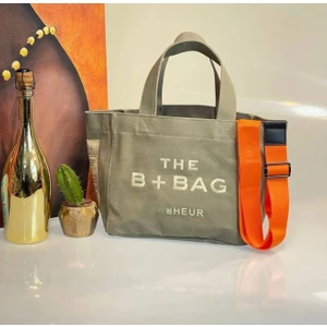 Kadın Askılı Eskitme Kanvas Çanta