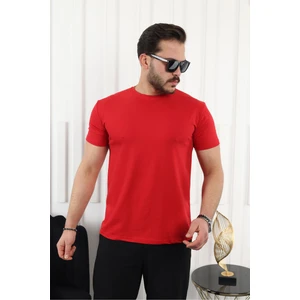 Erkek Slim Fit Baskısız T-Shirt
