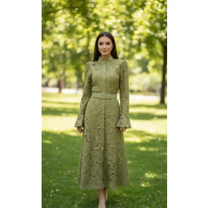 Kadın Ithal Güpürlü Elbise