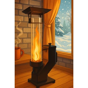 Sb Pelet Soba, Camlı görsel, Kamp, Balkon, Teras tipi ; Kaliteli üretilmiş