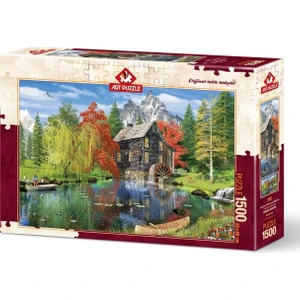 Art Puzzle Değirmen Kenarında Balık Avı Parça 1500 Parça Puzzle