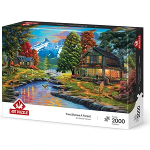 Art Puzzle İki Yaka Bir Orman 2000 Parça Puzzle