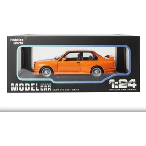 Hobbiez World Bmw M3 Orange 1/24 Model Araba