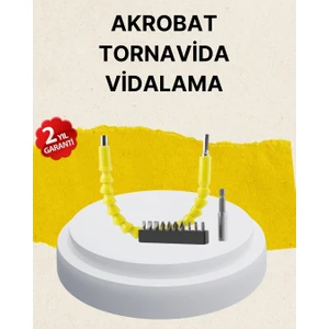 Akrobat Vidalama Uç Seti 12 Parça Profesyonel Dar Alan Kullanım Ieg