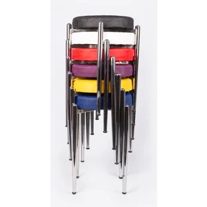 Ekip Metal Tabure Konikli 6 Adet Deri ( Renkli )