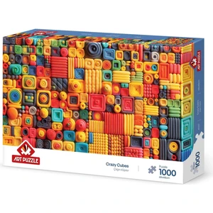 Art Puzzle Çılgın Küpler 1000 Parça Puzzle