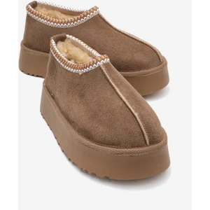 Yüksek Tabanlı Kısa Mini Bot KOYU VİZON