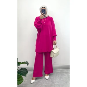 Nisum Moda Balon Kol Triko Takım