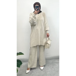 Nisum Moda Balon Kol Triko Takım