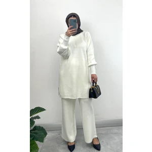 Nisum Moda Balon Kol Triko Takım