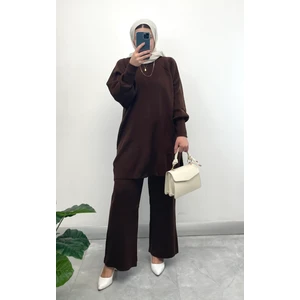 Nisum Moda Balon Kol Triko Takım