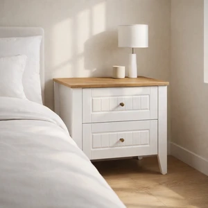 Just Home Mona Komodin - Beyaz / Sepet