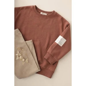 Sweatshirt Takım 2-10 Yaş A Kahve