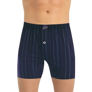 Erkek Boxer Çizgili, Düğmeli (%100 Pamuk)