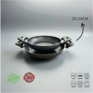 2'li Teflon Tava Sahan Seti 20-24 cm