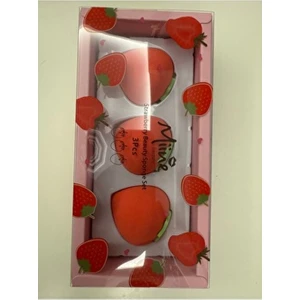 Çilek Makyaj Süngeri 3'lü