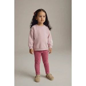 Sweatshirt Takım 2-10 Yaş Pudra Pembe