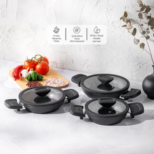 Diamente 6 Parça Sahan Tencere Seti