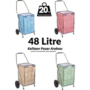 48 Litre Eko Mini Pazar Arabası