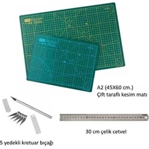 Profesyonel Hobi Kesim Matı Seti A2 (Cutting Mat Seti)