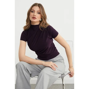 Basic Yanları Büzgülü Bluz