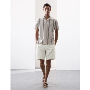 Marks & Spencer Pamuk Karışımlı Regular Fit Lightweight Chino Şort