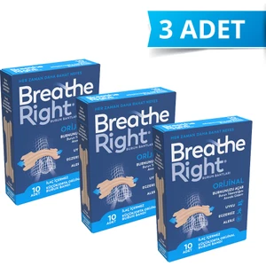 Breathe Right Burun Bandı Normal Boy 10'Lu - 3 Adet