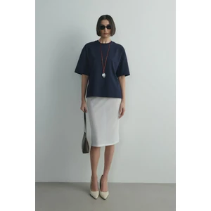 Suud Collection Lacivert Nox Oversize Tişört