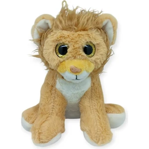 Peluş Cam Gözlü Hayvanlar 25 cm - Aslan (Lisinya)