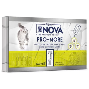 Nova Kedi Bitkisel Ense Damla (2ml*4 Adet) 10KG'A Kadar