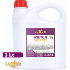 Luxor Kimya Saf Aseton 3 Lt