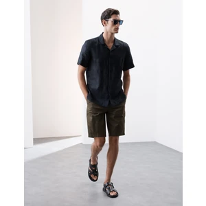 Marks & Spencer Pamuk Karışımlı Regular Fit Lightweight Chino Şort