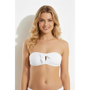 63547 Beyaz Toparlayıcı Bikini Üstü