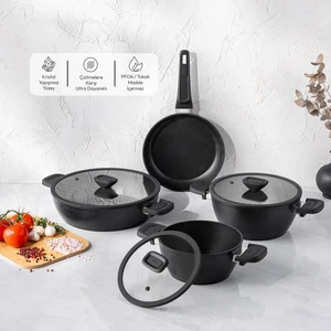 Diamente 7 Parça Tencere Seti