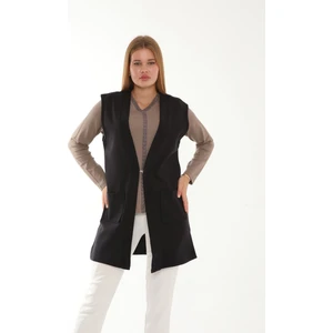 Çelik Örme Taş Baskılı  Tüylenmez Anne Yelek 2407